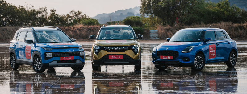 The Hyundai Exter, Mahindra 3XO and Suzuki Swift are the 3 finalists in the Budget Car category of the 2025 CarsAwards