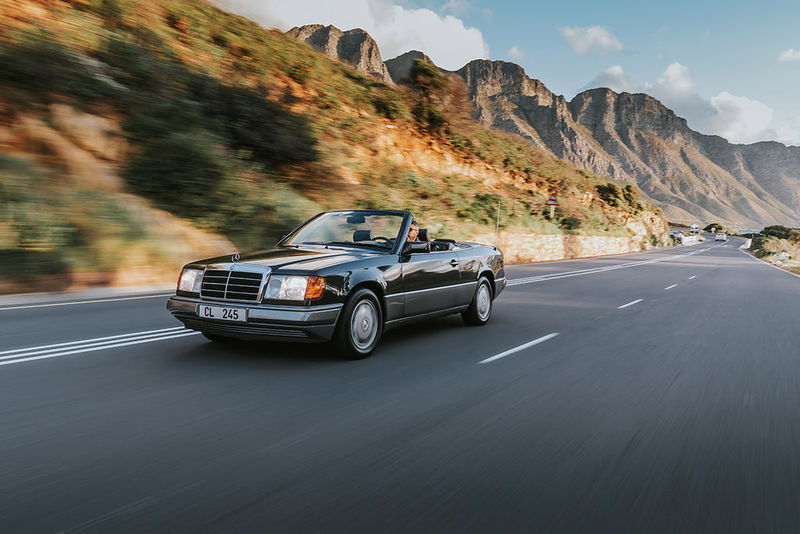 Mercedes-Benz 300CE Cabriolet front three-quarter shot