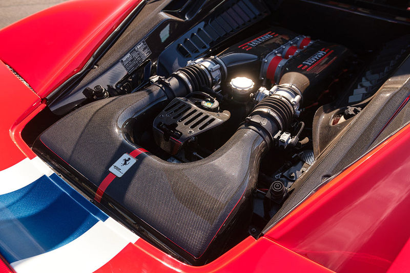 Ferrari 458 Speciale engine bay