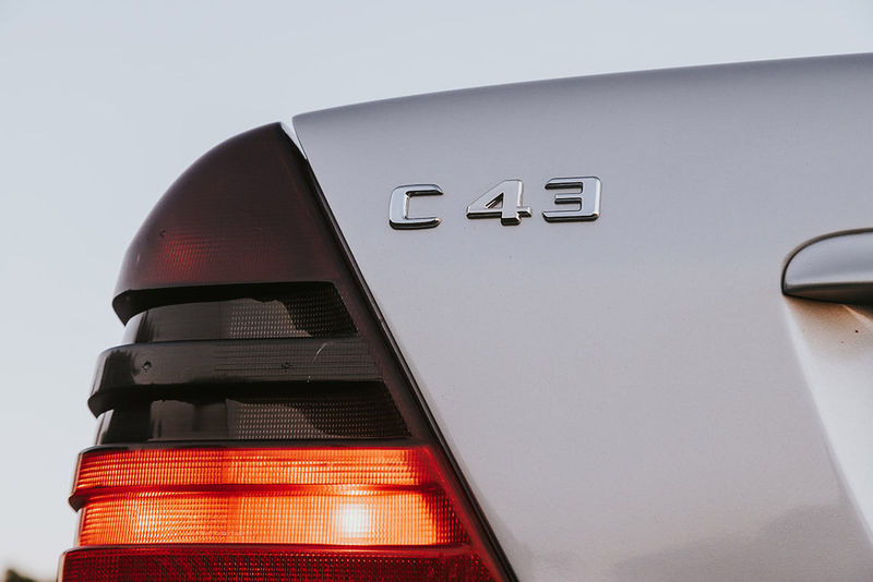W202-series Mercedes-Benz C43 AMG boot badge