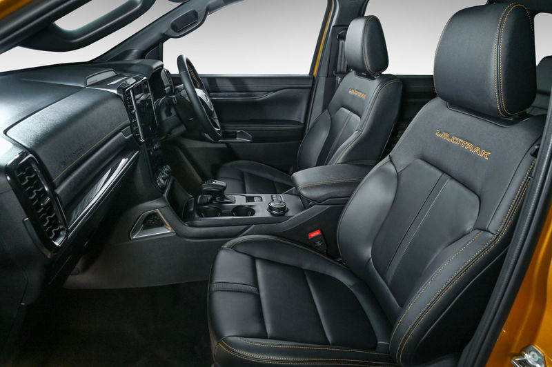 Ford Everest V6 Wildtrak interior