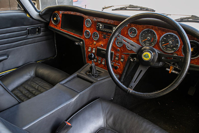 Lotus Elan +2 front of cabin