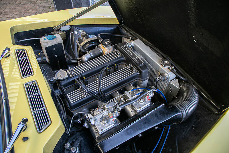 Lotus Elan +2 engine bay