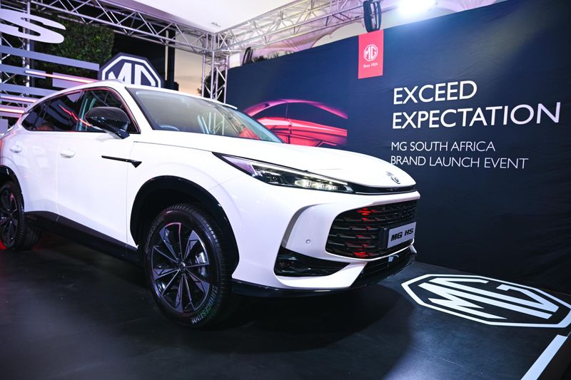 MG HS at the brand's South African launch event