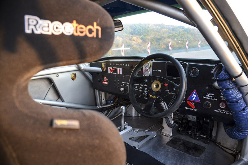 Martini Racing Porsche 911 Carrera RSR tribute car steering wheel and instrumentation