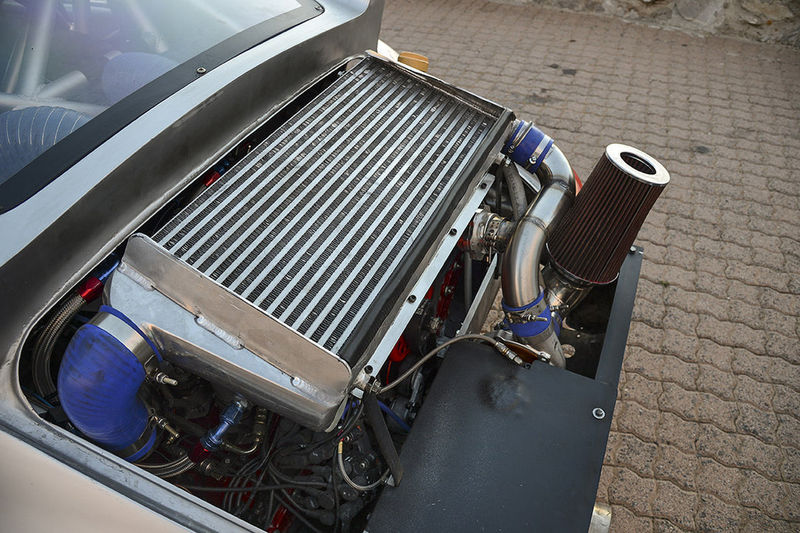 Martini Racing Porsche 911 Carrera RSR tribute car intercooler