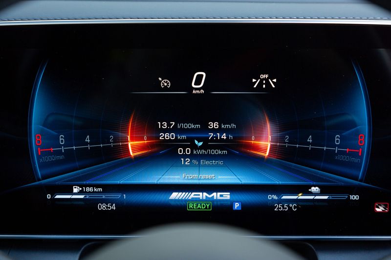 Mercedes-AMG GLC 63 instrument cluster