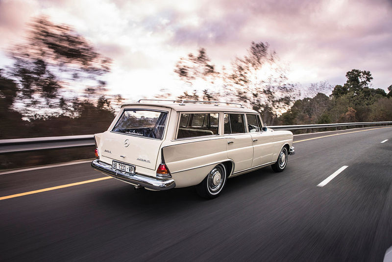 Mercedes-Benz 230S Fintail Estate rear three-quarter view