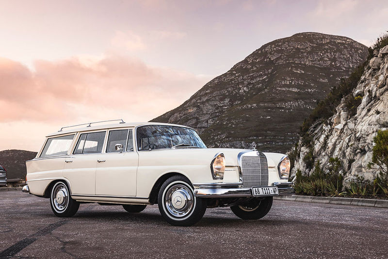 Mercedes-Benz 230S Fintail Estate front three-quarter view
