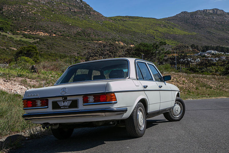 Mercedes-Benz W123 280E rear three-quarter view