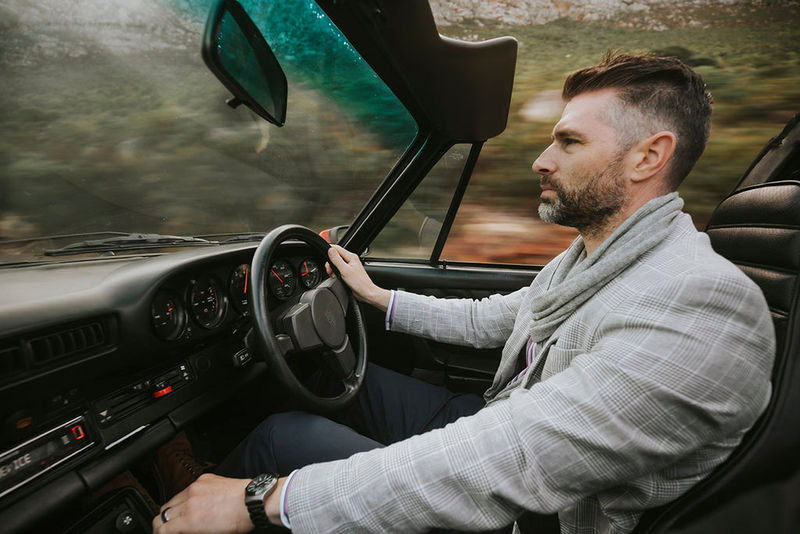 Wilhelm Lutjeharms drives the Porsche 911 Carrera 3.2 Targa (G-series)  
