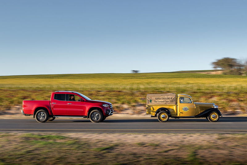 Mercedes-Benz X-Class (left) and Mercedes-Benz 170 Da