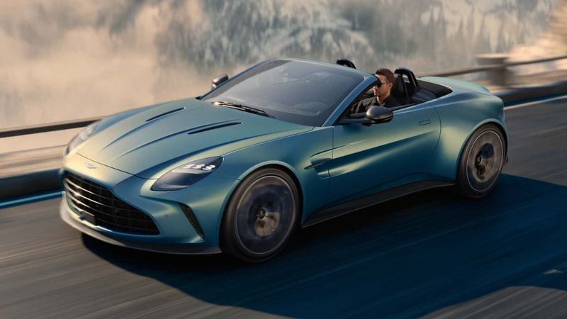 2026 Aston Martin Vantage Roadster driving