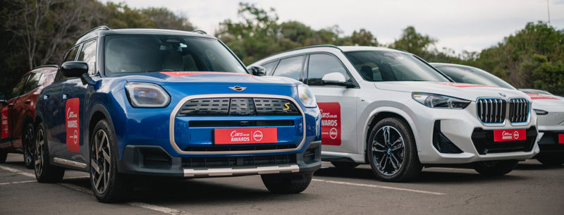 2025 CarsAwards EV category finalists Mini Countryman and BMW iX1