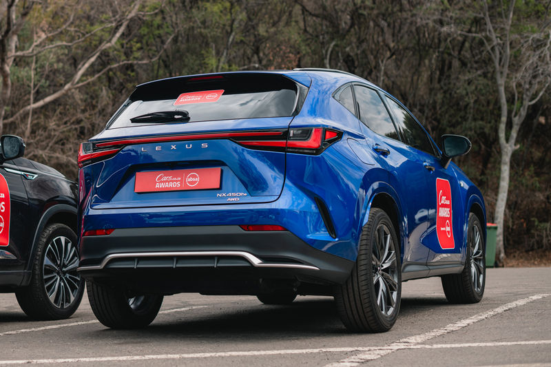 2025 CarsAwards Premium SUV finalist Lexus NX (rear view)