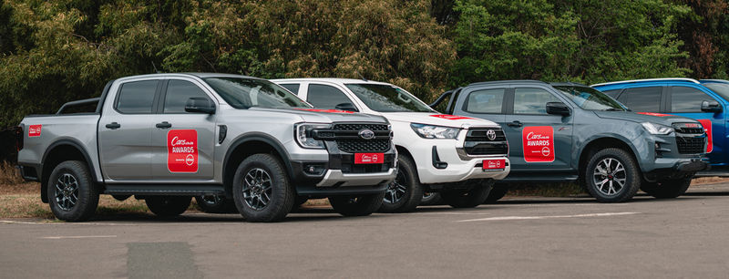 2025 CarsAwards Leisure Double Cab finalists: Ford Ranger, Toyota Hilux and Isuzu D-Max