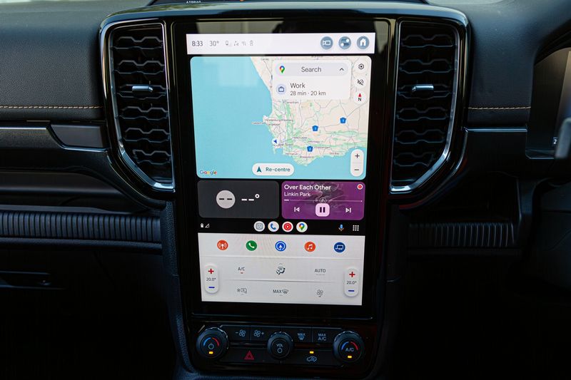 Ford Ranger Supercab Wildtrak infotainment
