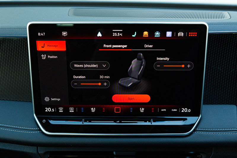 2025 Volkswagen Tiguan front seat climatic functions