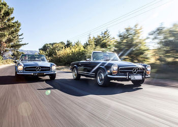 Mercedes-Benz (W112) 280SL "Pagoda" vs Mechatronik restomod: Classic Comparison