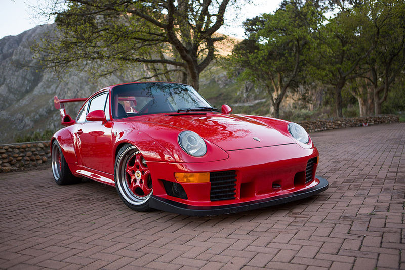 Porsche 911 (993) GT2 Clubsport "Evo" front three-quarter view