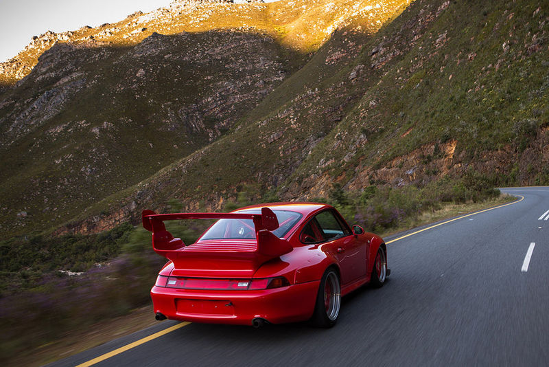 Porsche 911 (993) GT2 Clubsport "Evo" rear tracking image