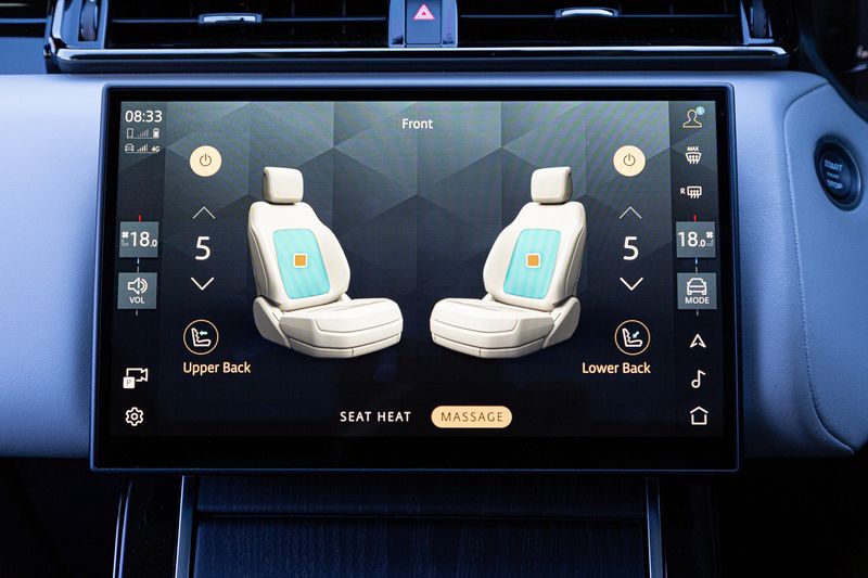 Range Rover Velar PHEV massage seats