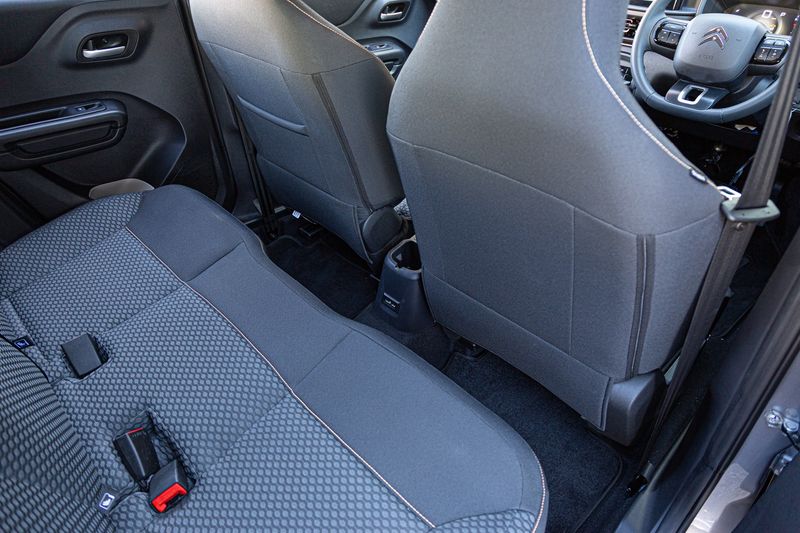 Citroen C3 Max rear space