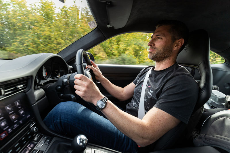 Wilhelm Lutjeharms drives a Porsche 911 GT3 Touring