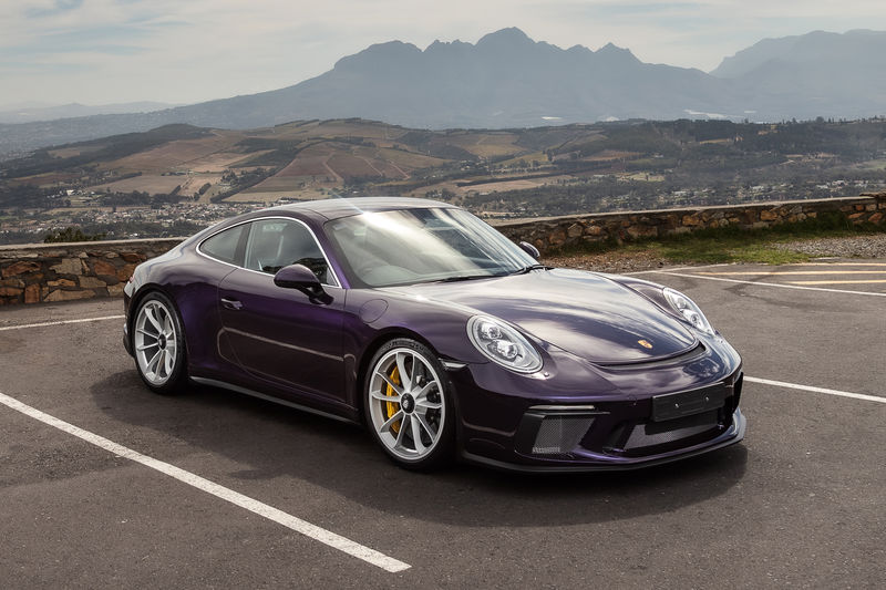 Porsche 911 GT3 Touring front three-quarter view