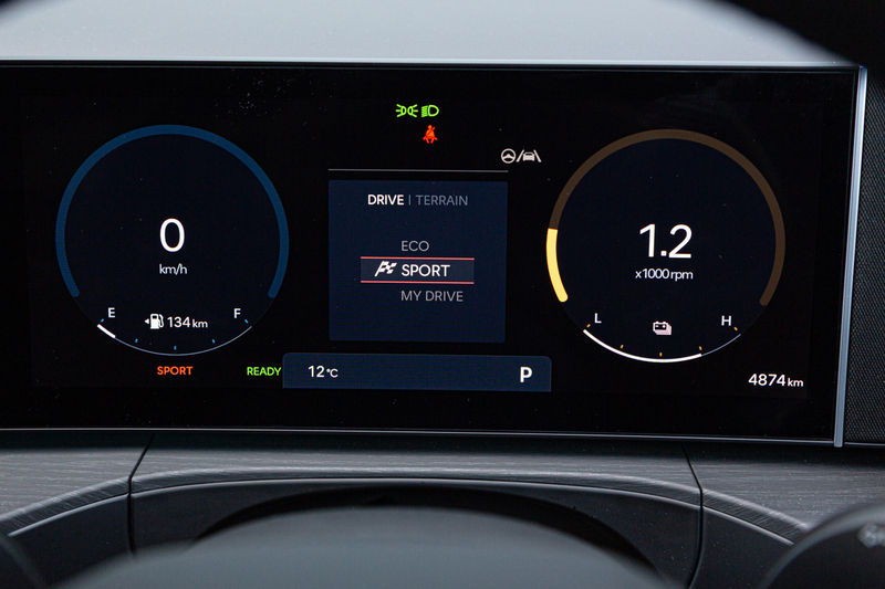 Hyundai Santa Fe Hybrid modes