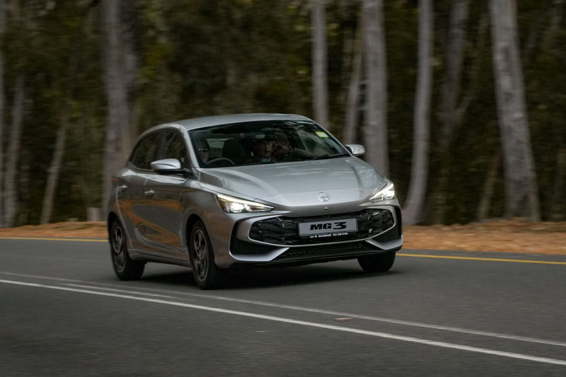 MG3 launch review: Front driving shot