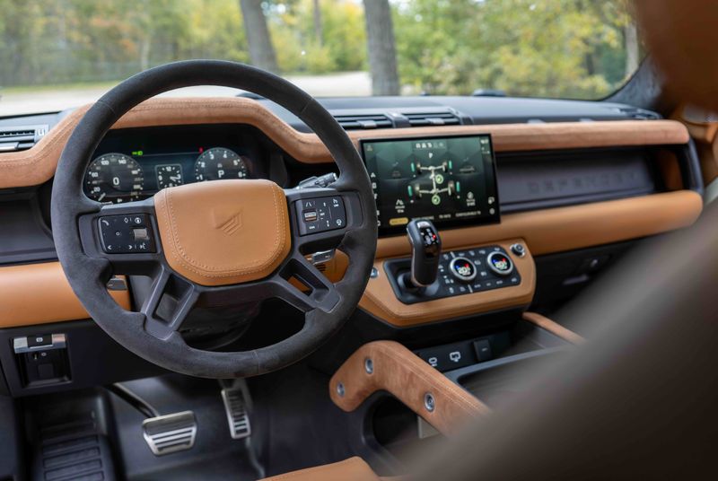 Defender Bakkie interior