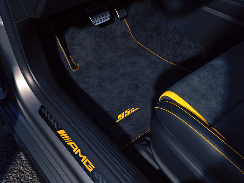 Mercedes-AMG CLA45 S Final Edition sill and mat