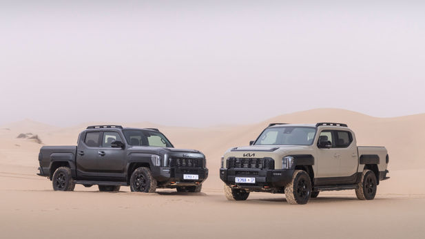 The Kia Tasman does things the Hilux and D-Max cannot