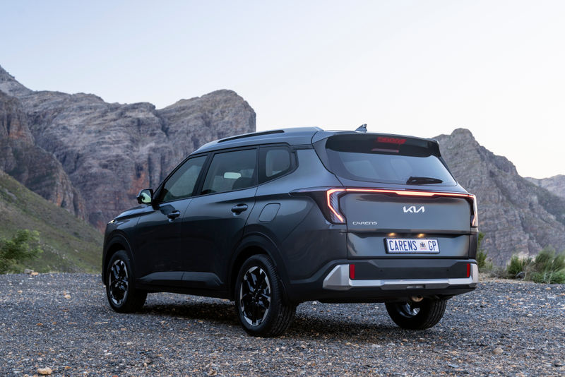 Petrol-Powered Kia Carens rear