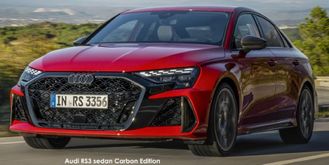 Audi RS3 sedan quattro Carbon Edition