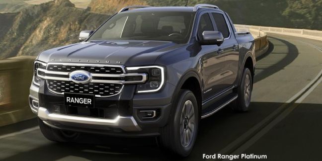 New Ford Ranger 3.0TD-V6-double-cab-Platinum-4WD Specs in South Africa ...