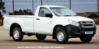 Isuzu D-Max Gen 6 250C single cab Fleetside