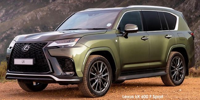 New Lexus LX 500d-F-Sport Specs in South Africa - Cars.co.za