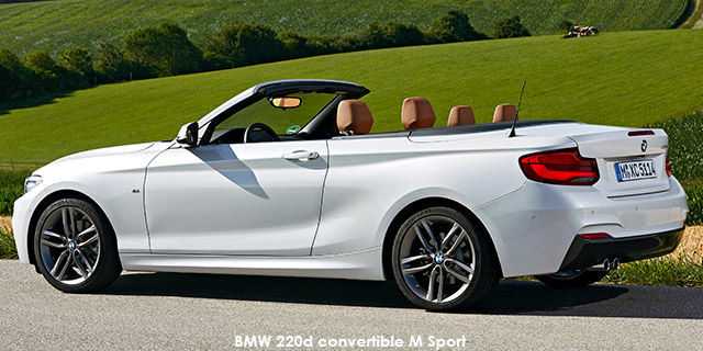 BMW 2 Series 220i convertible Sport Line auto Specs in ...