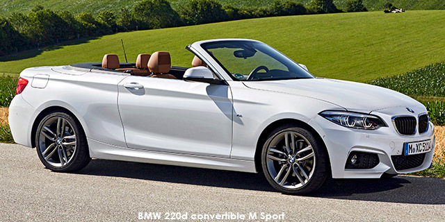 BMW 2 Series 220i convertible Sport Line sports-auto Specs in South ...