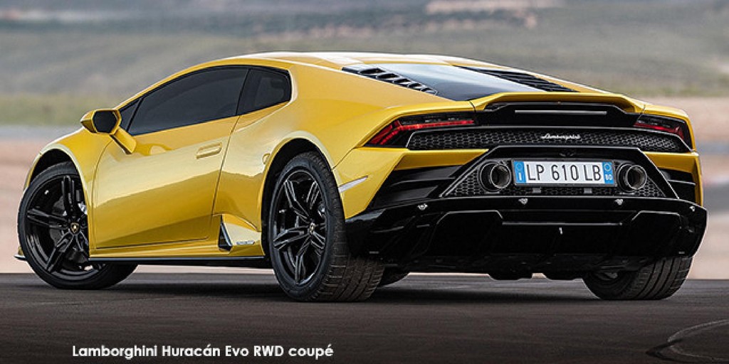 Lamborghini Huracan Evo RWD coupe Specs in South Africa ...