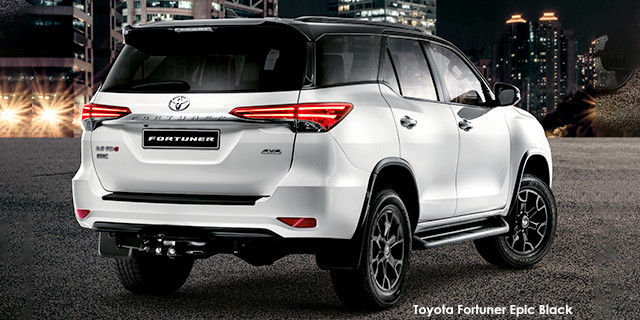 Toyota Fortuner 2.8GD-6 4x4 Epic Black Specs in South Africa - Cars.co.za